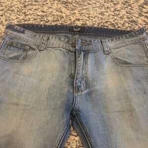 D&G Men's Light Blue Straight Jeans